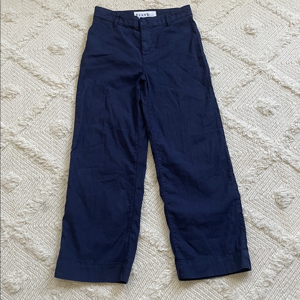 Frank & Eileen Wexford Wide Leg Linen Pants - Picture 3 of 6
